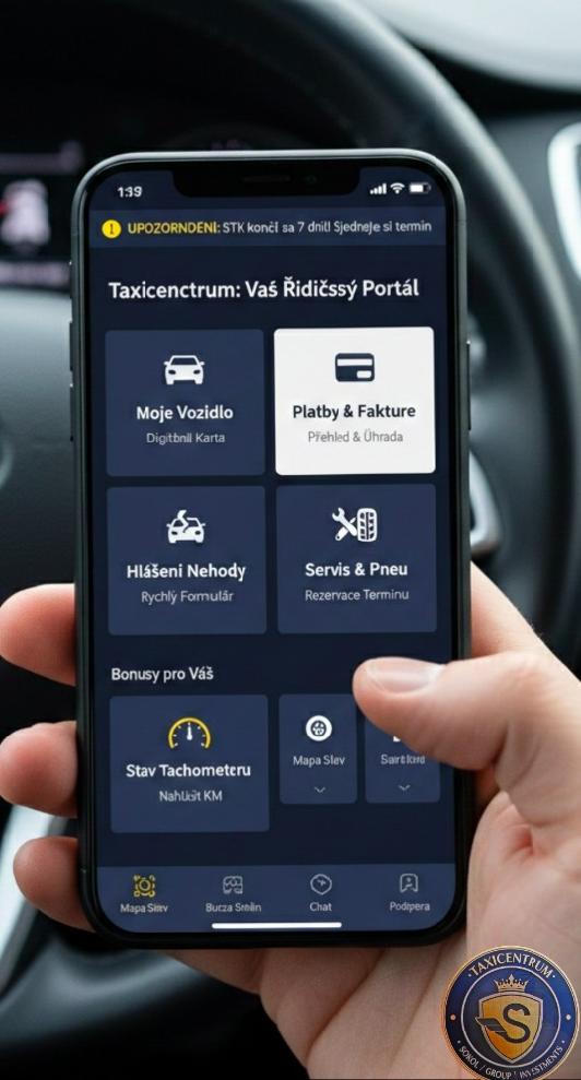 Naše Aplikace Taxicentrum